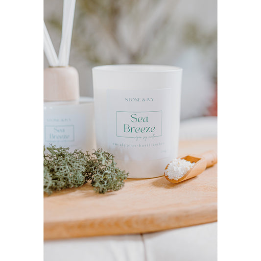 Sea Breeze | Scented Soy Candle - Wild Rose Candle Co.