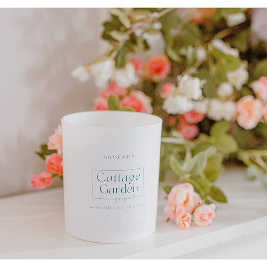 Cottage Garden | Scented Soy Candle - Wild Rose Candle Co.